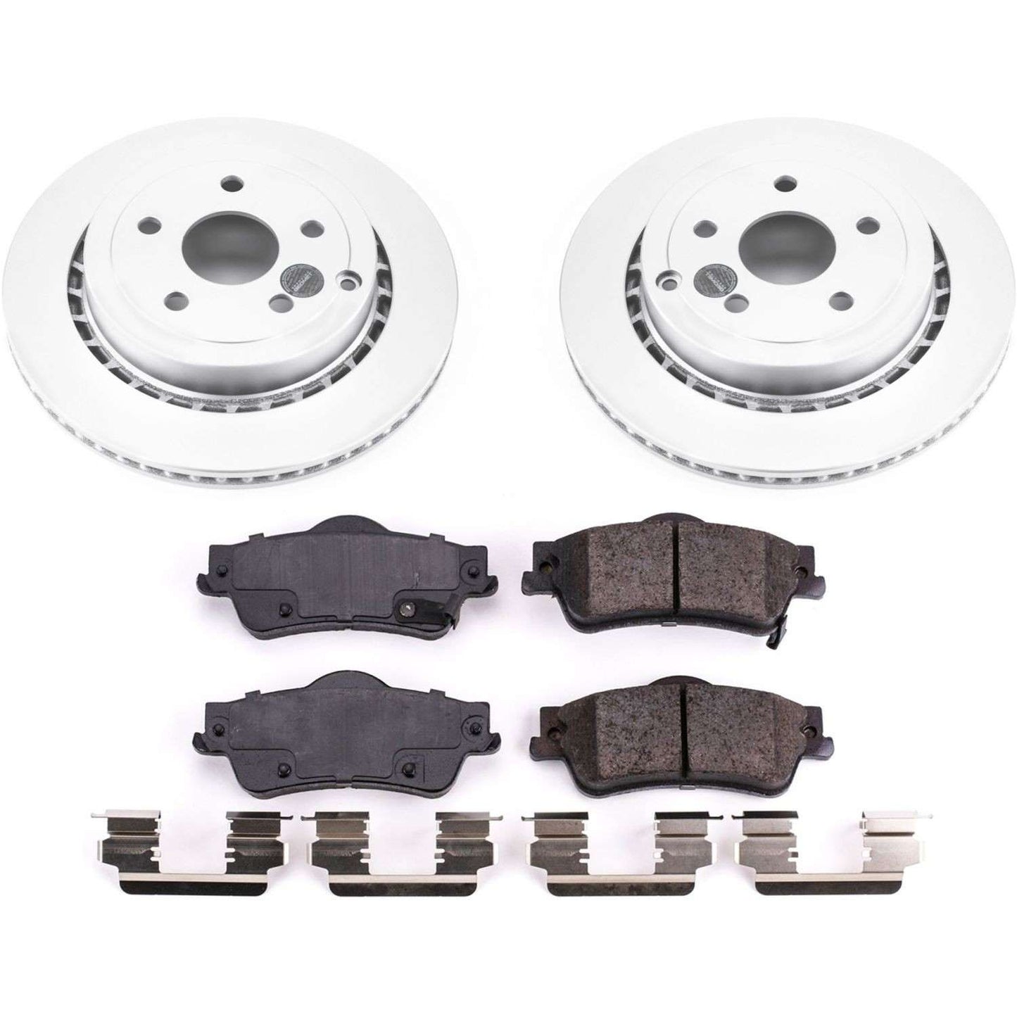 PowerStop Power Stop 11-17 Chevrolet Caprice Rear Z17 Evolution Geomet Coated Brake Kit CRK5528