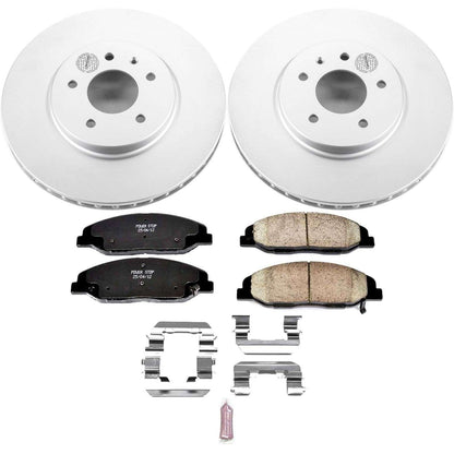 PowerStop Power Stop 09-11 Cadillac STS Front Z17 Evolution Geomet Coated Brake Kit CRK5538