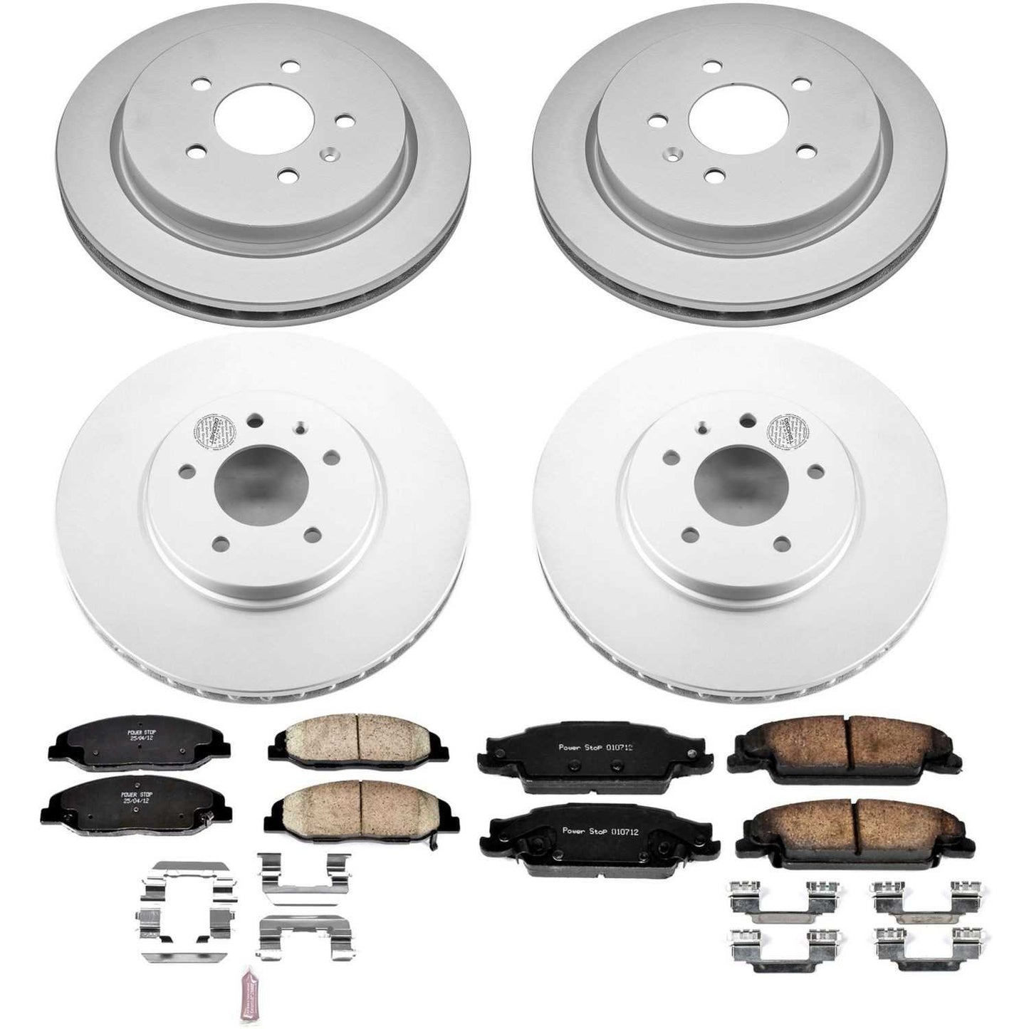 PowerStop Power Stop 09-11 Cadillac STS Front & Rear Z17 Evolution Geomet Coated Brake Kit CRK5539