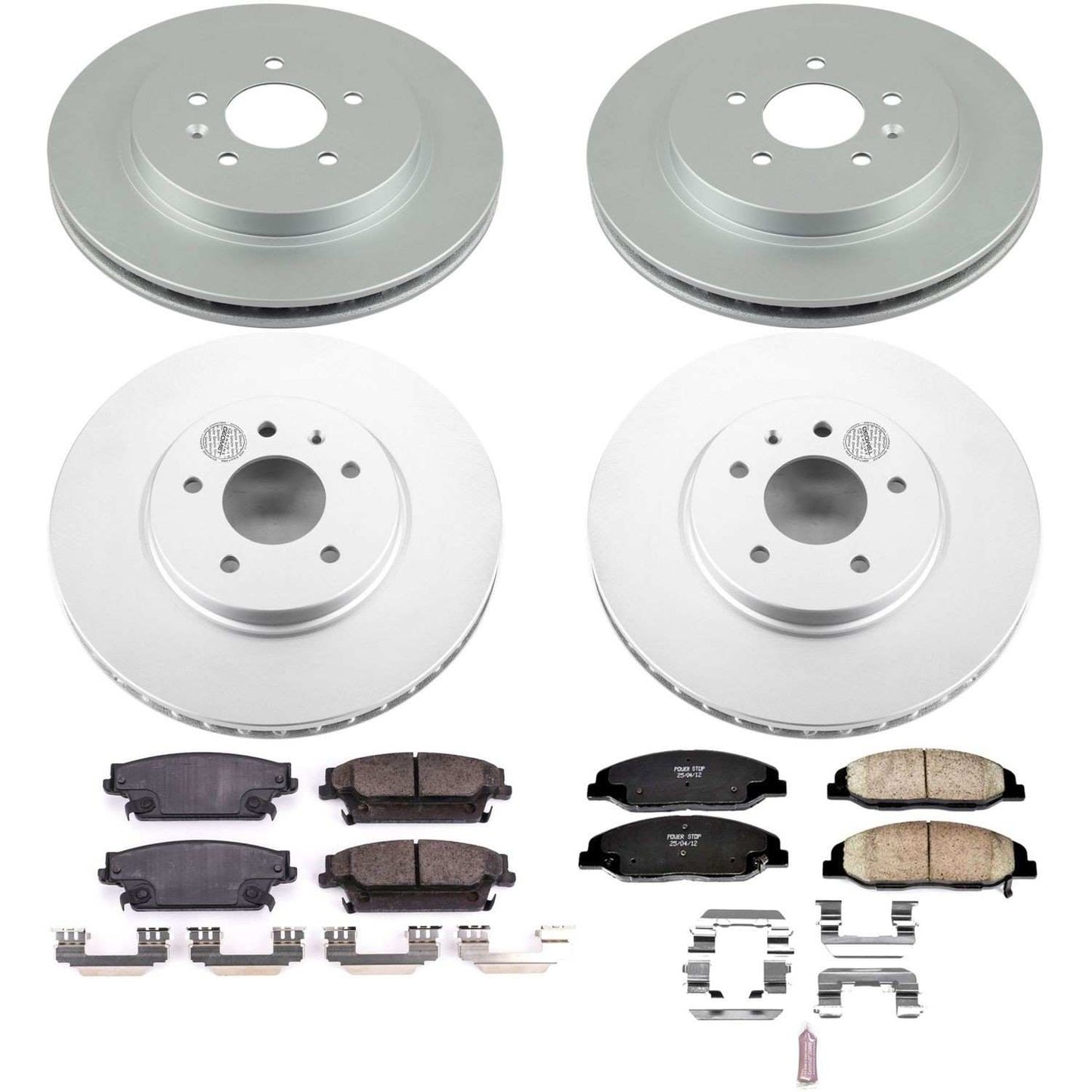 PowerStop Power Stop 09-11 Cadillac STS Front & Rear Z17 Evolution Geomet Coated Brake Kit CRK5540