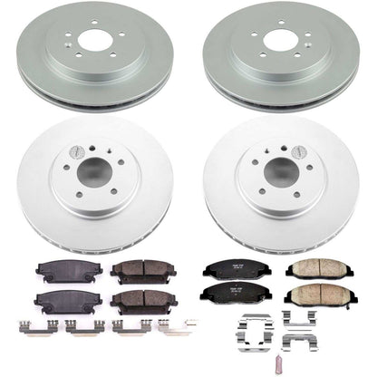 PowerStop Power Stop 09-11 Cadillac STS Front & Rear Z17 Evolution Geomet Coated Brake Kit CRK5540
