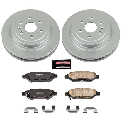 PowerStop Power Stop 10-16 Cadillac SRX Rear Z17 Evolution Geomet Coated Brake Kit CRK5543