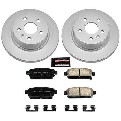 PowerStop Power Stop 13-18 Buick Encore Rear Z17 Evolution Geomet Coated Brake Kit CRK5544