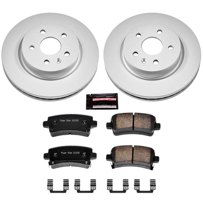 PowerStop Power Stop 2010 Buick Allure Rear Z17 Evolution Geomet Coated Brake Kit CRK5547