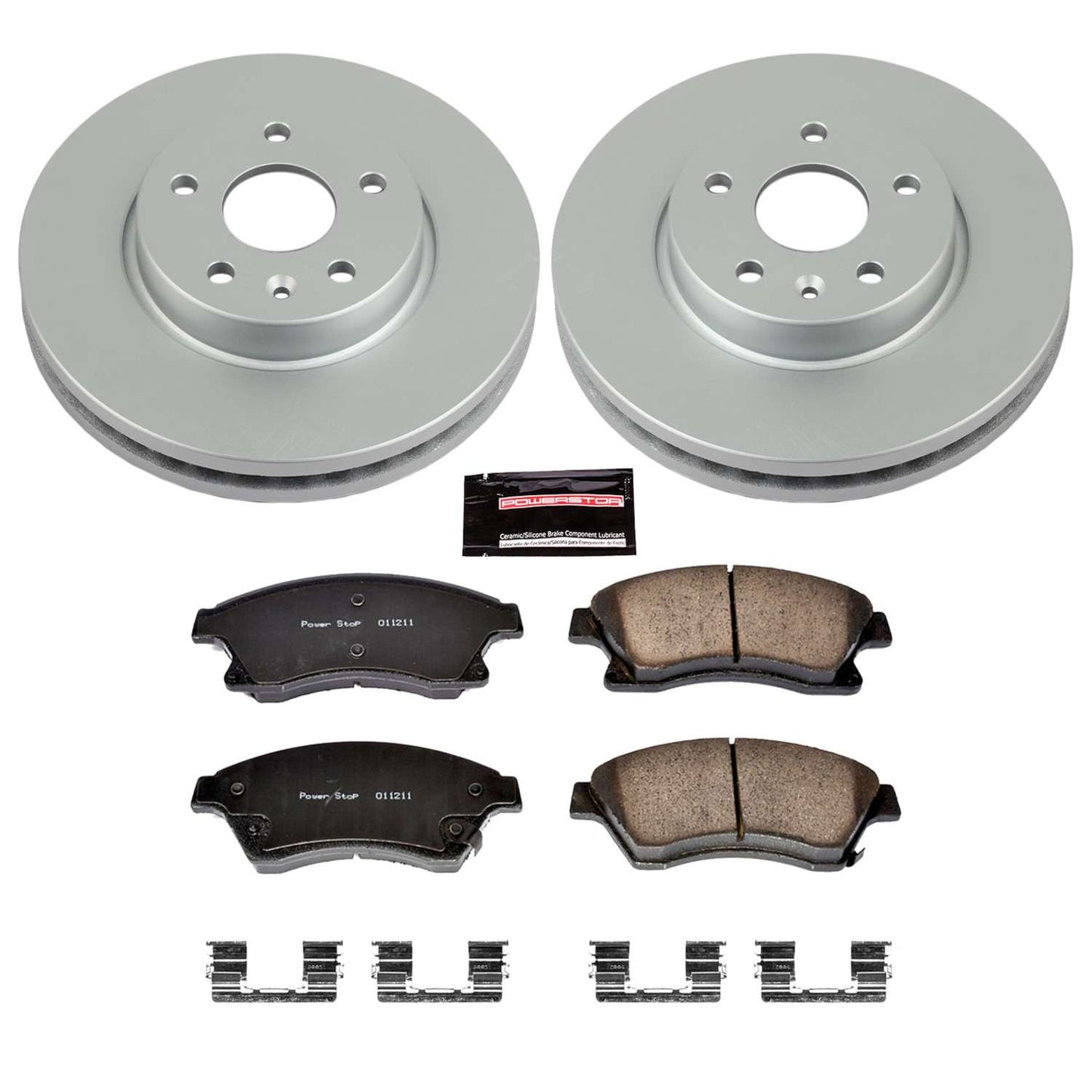 PowerStop Power Stop 11-15 Chevrolet Cruze Front Z17 Evolution Geomet Coated Brake Kit CRK5550