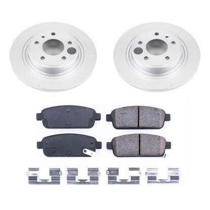 PowerStop Power Stop 16-18 Buick Cascada Rear Z17 Evolution Geomet Coated Brake Kit CRK5552