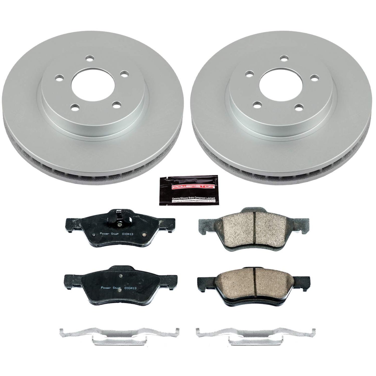 PowerStop Power Stop 10-12 Ford Escape Front Z17 Evolution Geomet Coated Brake Kit CRK5572