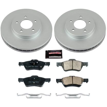PowerStop Power Stop 10-12 Ford Escape Front Z17 Evolution Geomet Coated Brake Kit CRK5572