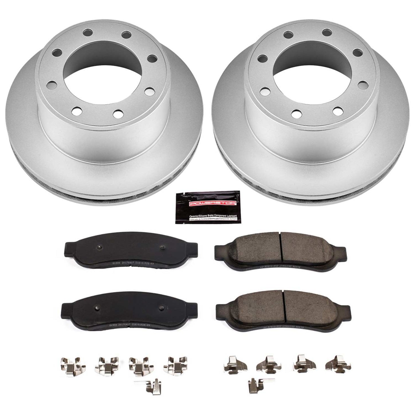 PowerStop Power Stop 10-12 Ford F-250 Super Duty Rear Z17 Evolution Geomet Coated Brake Kit CRK5578
