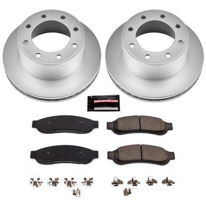 PowerStop Power Stop 10-12 Ford F-250 Super Duty Rear Z17 Evolution Geomet Coated Brake Kit CRK5578
