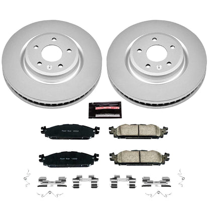 PowerStop Power Stop 11-19 Ford Explorer Front Z17 Evolution Geomet Coated Brake Kit CRK5583