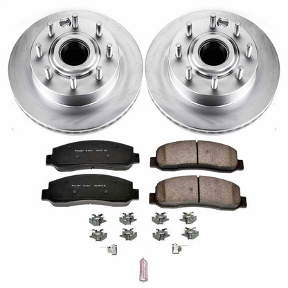 PowerStop Power Stop 07-08 Ford F-250 Super Duty Front Z17 Evolution Geomet Coated Brake Kit CRK5585
