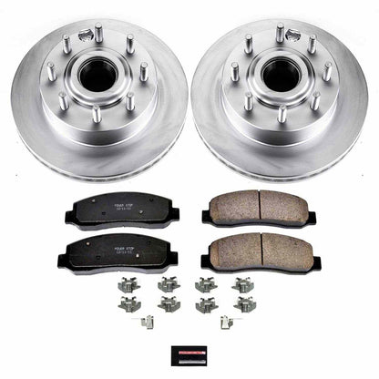 PowerStop Power Stop 09-11 Ford F-250 Super Duty Front Z17 Evolution Geomet Coated Brake Kit CRK5588