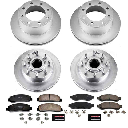 PowerStop Power Stop 10-11 Ford F-250 Super Duty Front & Rear Z17 Evolution Geomet Coated Brake Kit CRK5590