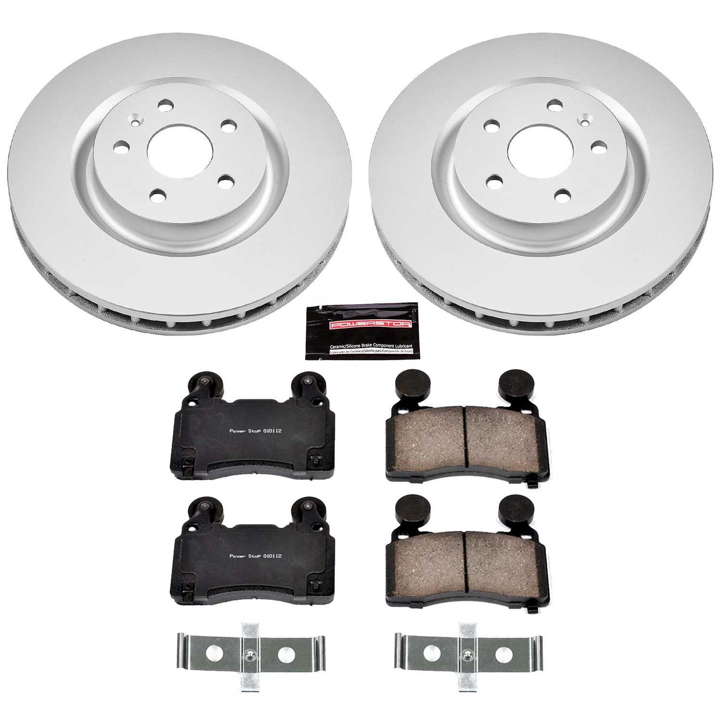 PowerStop Power Stop 10-15 Chevrolet Camaro Front Z17 Evolution Geomet Coated Brake Kit CRK5602