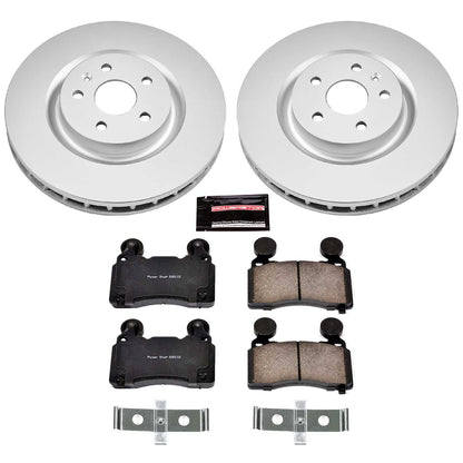 PowerStop Power Stop 10-15 Chevrolet Camaro Front Z17 Evolution Geomet Coated Brake Kit CRK5602