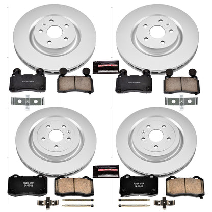 PowerStop Power Stop 10-15 Chevrolet Camaro Front & Rear Z17 Evolution Geomet Coated Brake Kit CRK5603