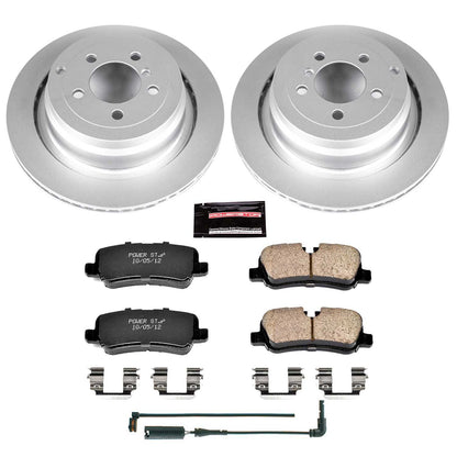 PowerStop Power Stop 06-12 Land Rover Range Rover Rear Z23 Evolution Sport Coated Brake Kit CRK5624