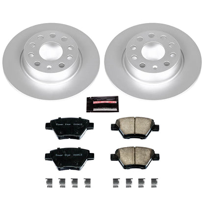 PowerStop Power Stop 10-12 Audi A3 Rear Z23 Evolution Sport Coated Brake Kit CRK5667