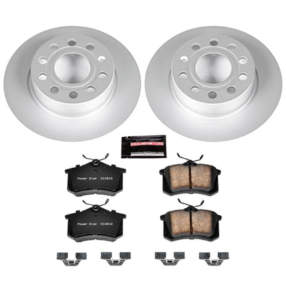 PowerStop Power Stop 10-13 Audi A3 Rear Z23 Evolution Sport Coated Brake Kit CRK5671