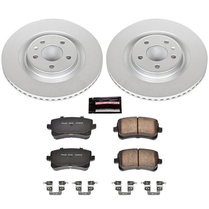 PowerStop Power Stop 13-17 Audi Q5 Rear Z23 Evolution Sport Coated Brake Kit CRK5678