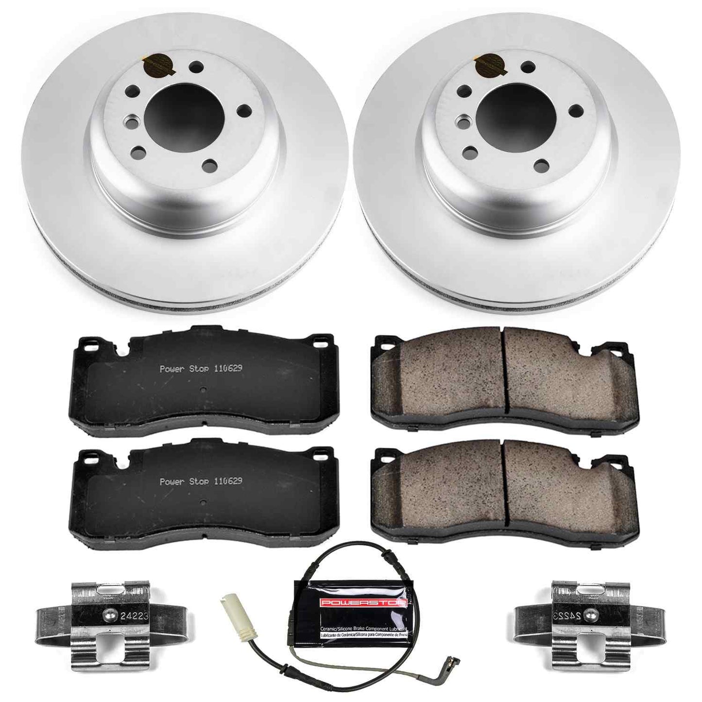 PowerStop Power Stop 08-10 BMW 135i Front Z23 Evolution Sport Coated Brake Kit CRK5685