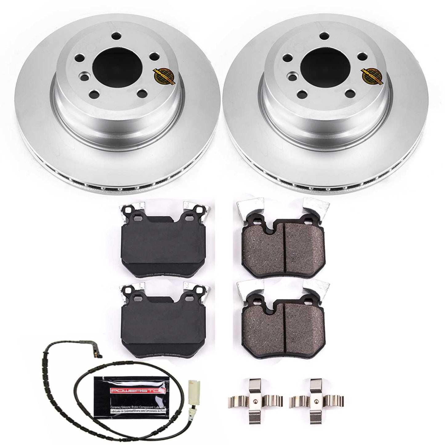 PowerStop Power Stop 08-10 BMW 135i Rear Z23 Evolution Sport Coated Brake Kit CRK5688