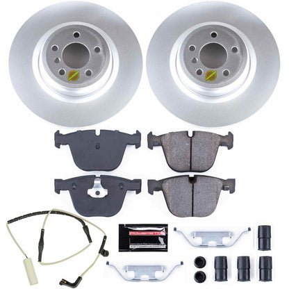 PowerStop Power Stop 10-15 BMW 760Li Rear Z23 Evolution Sport Coated Brake Kit CRK5690
