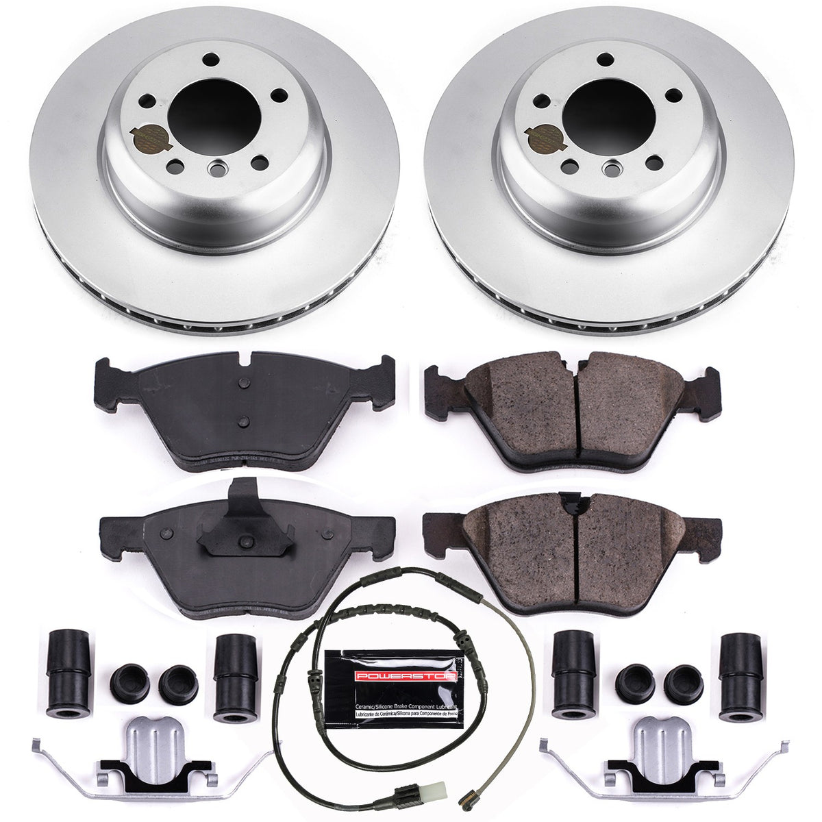 PowerStop Power Stop 09-16 BMW Z4 Front Z23 Evolution Sport Coated Brake Kit CRK5691