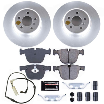 PowerStop Power Stop 11-15 BMW 740i Rear Z23 Evolution Sport Coated Brake Kit CRK5694
