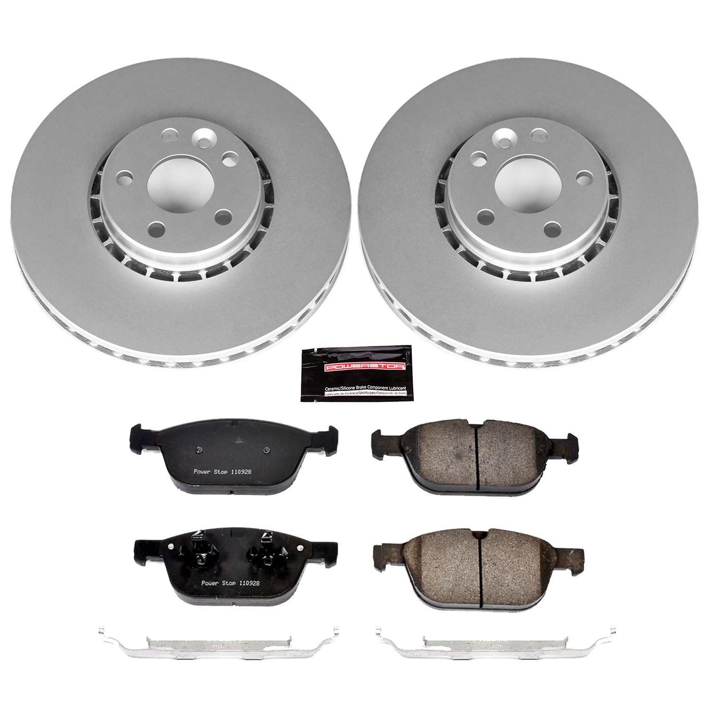 PowerStop Power Stop 10-15 Volvo XC60 Front Z23 Evolution Sport Coated Brake Kit CRK5702