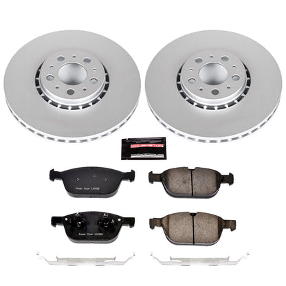 PowerStop Power Stop 03-14 Volvo XC90 Front Z23 Evolution Sport Coated Brake Kit CRK5707