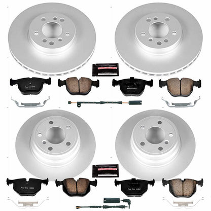 PowerStop Power Stop 00-06 BMW X5 Front & Rear Z23 Evolution Sport Coated Brake Kit CRK5718