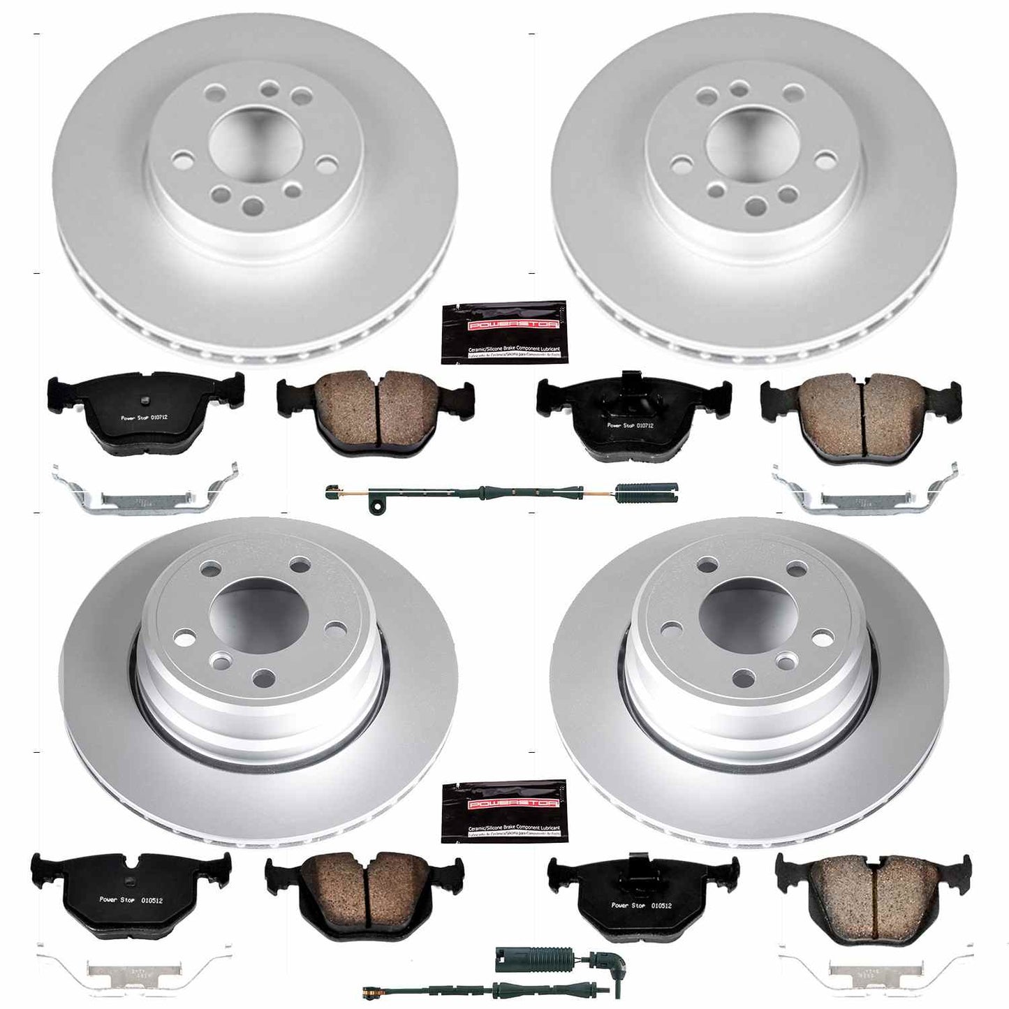 PowerStop Power Stop 04-06 BMW X5 Front & Rear Z23 Evolution Sport Coated Brake Kit CRK5719