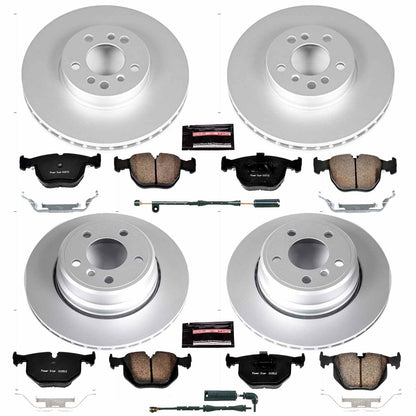 PowerStop Power Stop 04-06 BMW X5 Front & Rear Z23 Evolution Sport Coated Brake Kit CRK5719