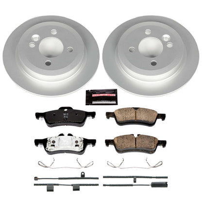 PowerStop Power Stop 02-06 Mini Cooper Rear Z23 Evolution Sport Coated Brake Kit CRK5726