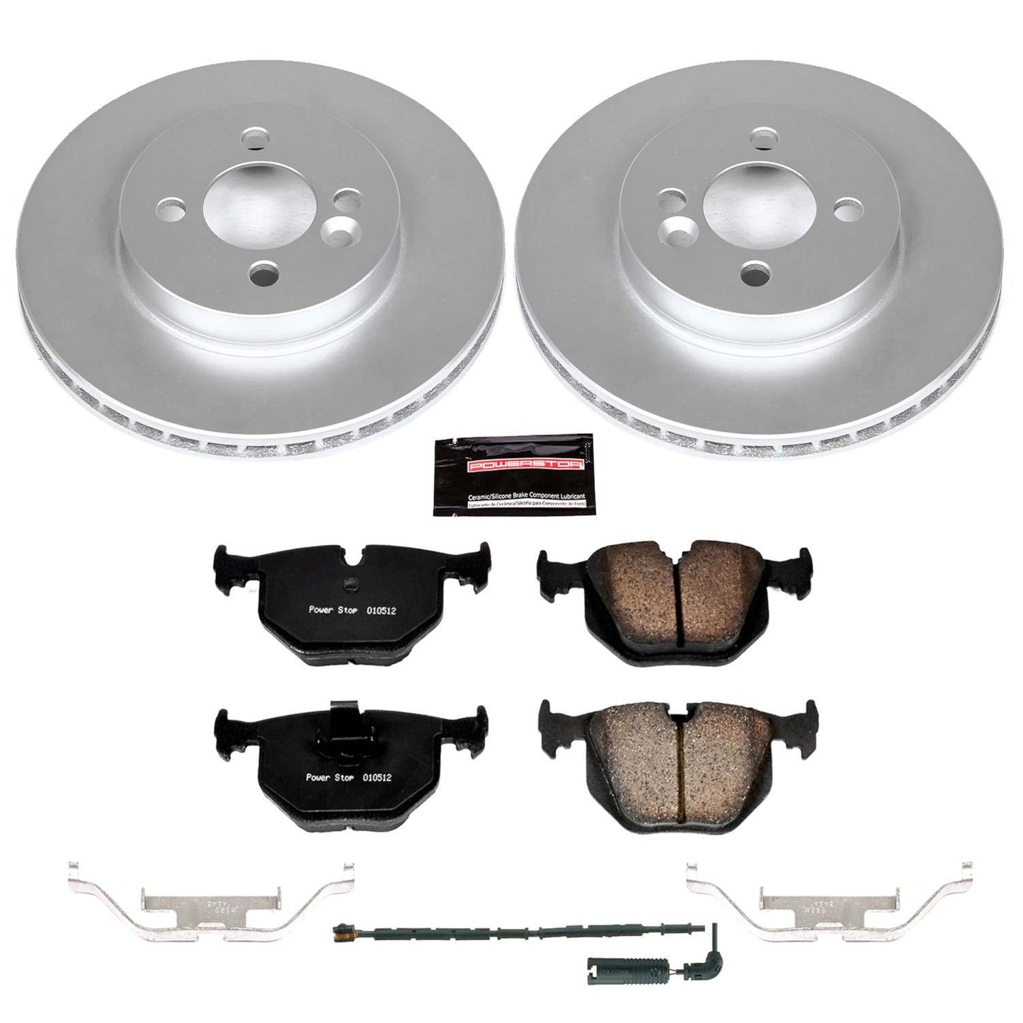 PowerStop Power Stop 01-06 BMW 330Ci Rear Z23 Evolution Sport Coated Brake Kit CRK5729