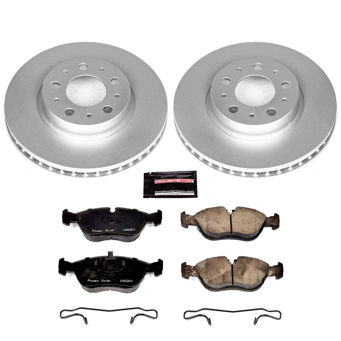 PowerStop Power Stop 94-97 Volvo 850 Front Z23 Evolution Sport Coated Brake Kit CRK572