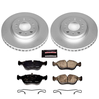 PowerStop Power Stop 94-97 Volvo 850 Front Z23 Evolution Sport Coated Brake Kit CRK572