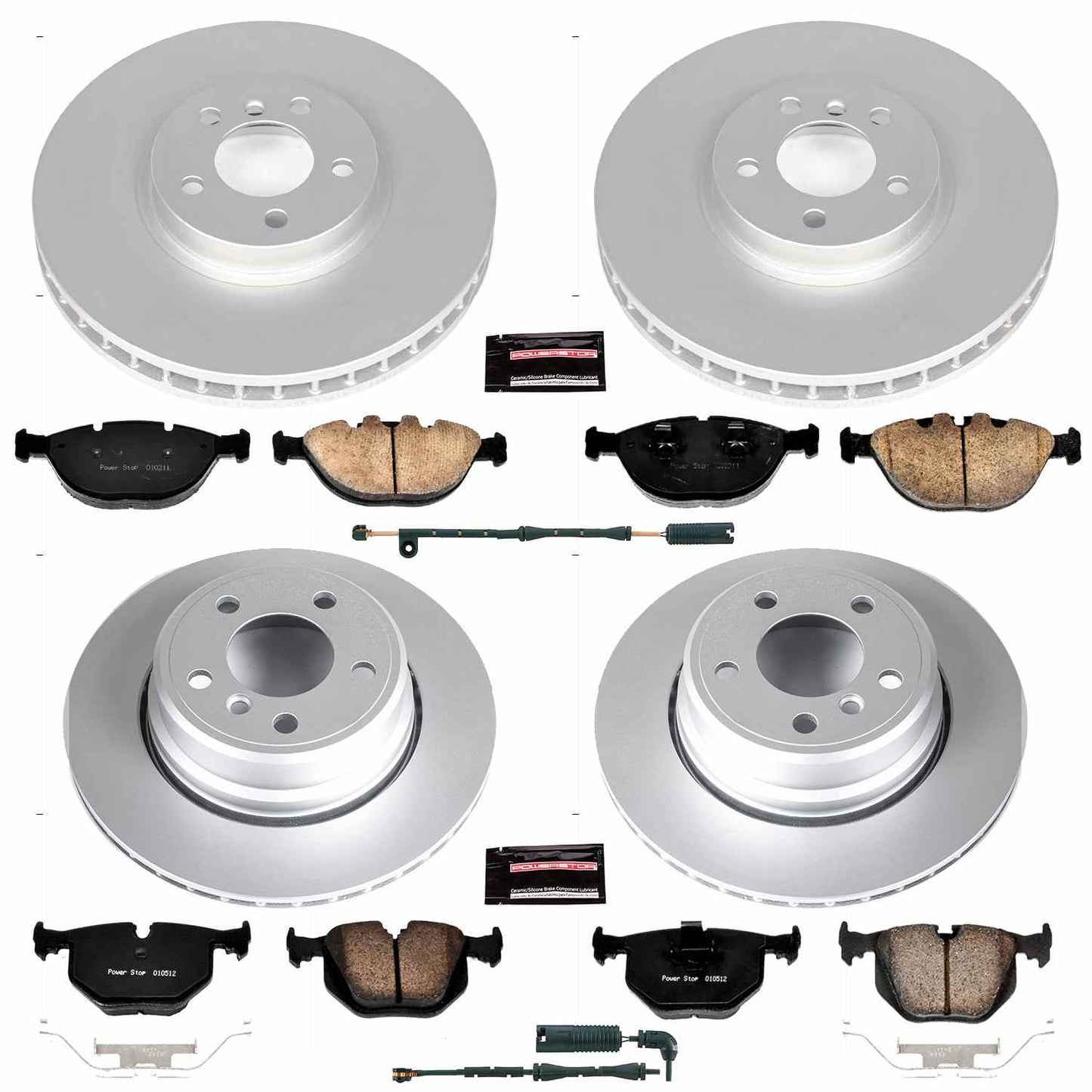 PowerStop Power Stop 02-03 BMW X5 Front & Rear Z23 Evolution Sport Coated Brake Kit CRK5733
