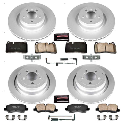 PowerStop Power Stop 06-09 Land Rover Range Rover Front & Rear Z23 Evolution Sport Coated Brake Kit CRK5744