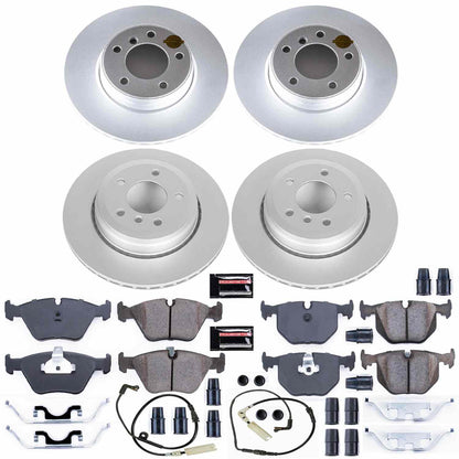 PowerStop Power Stop 04-05 BMW 525i Front & Rear Z23 Evolution Sport Coated Brake Kit CRK5764
