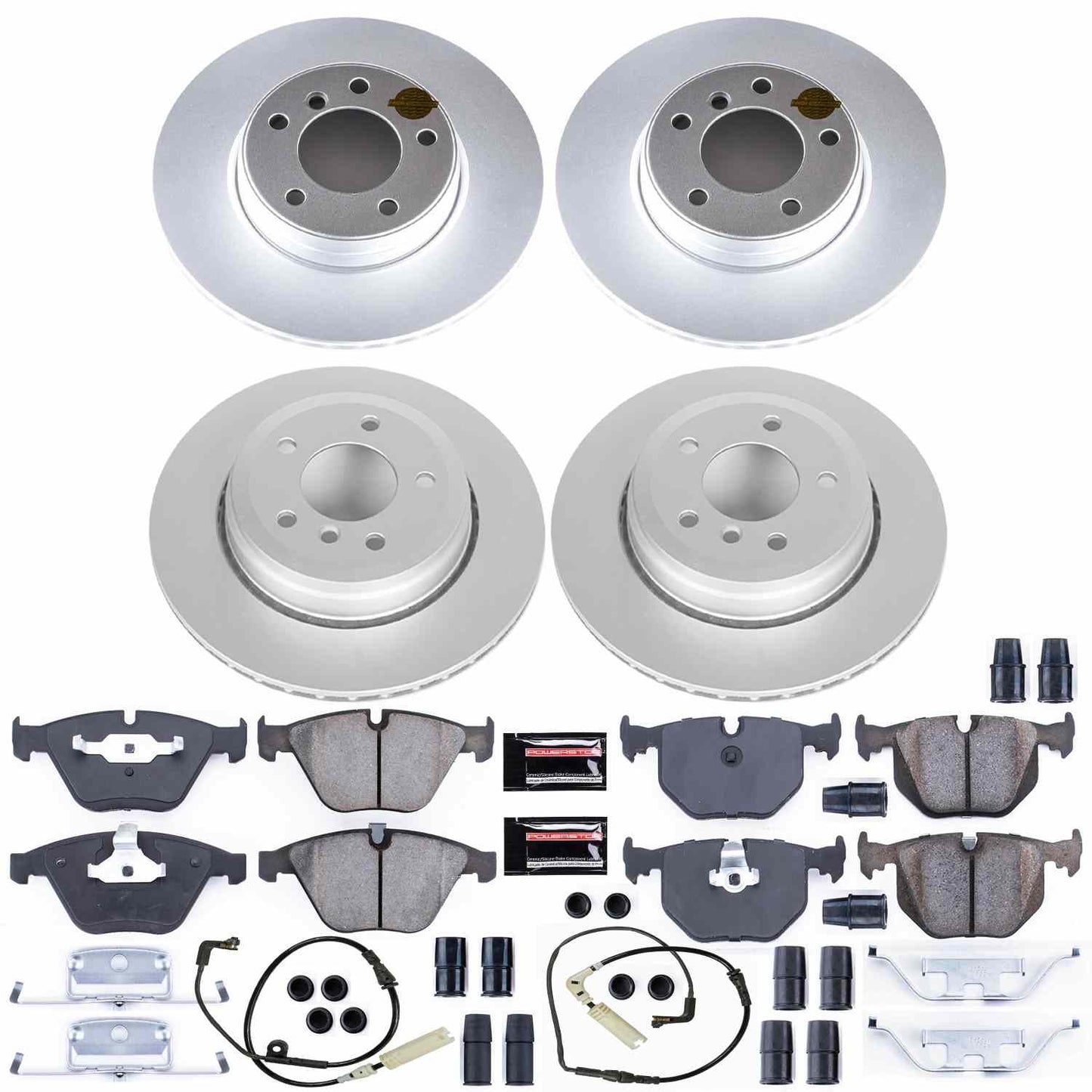 PowerStop Power Stop 06-07 BMW 525i Front & Rear Z23 Evolution Sport Coated Brake Kit CRK5765