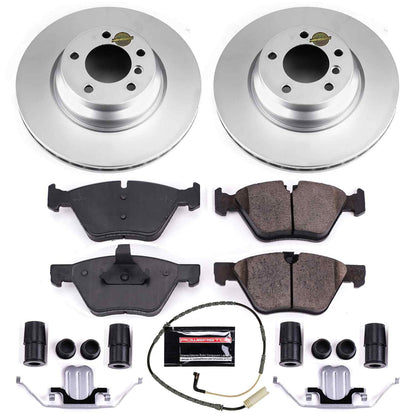 PowerStop Power Stop 2006 BMW 330xi Front Z23 Evolution Sport Coated Brake Kit CRK5767