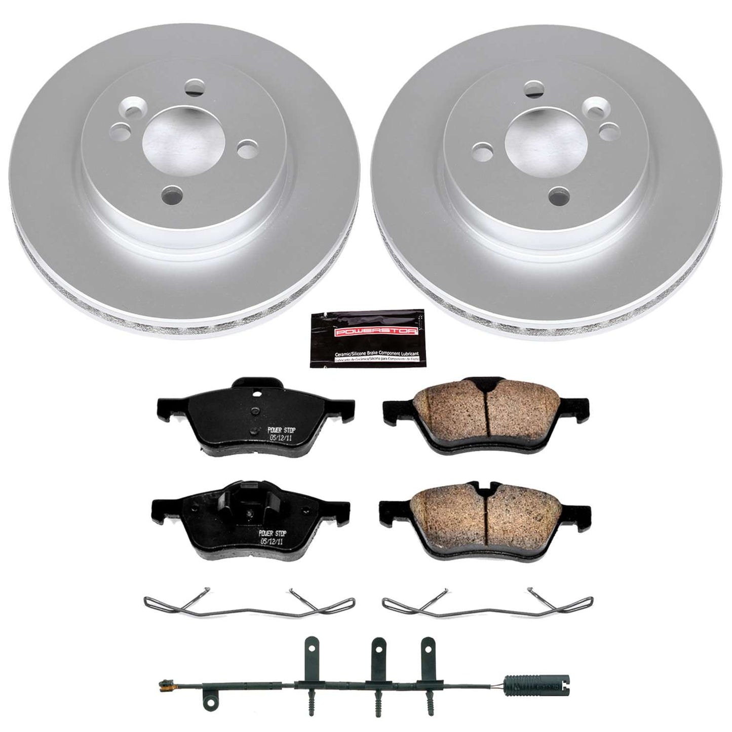 PowerStop Power Stop 07-08 Mini Cooper Front Z23 Evolution Sport Coated Brake Kit CRK5780