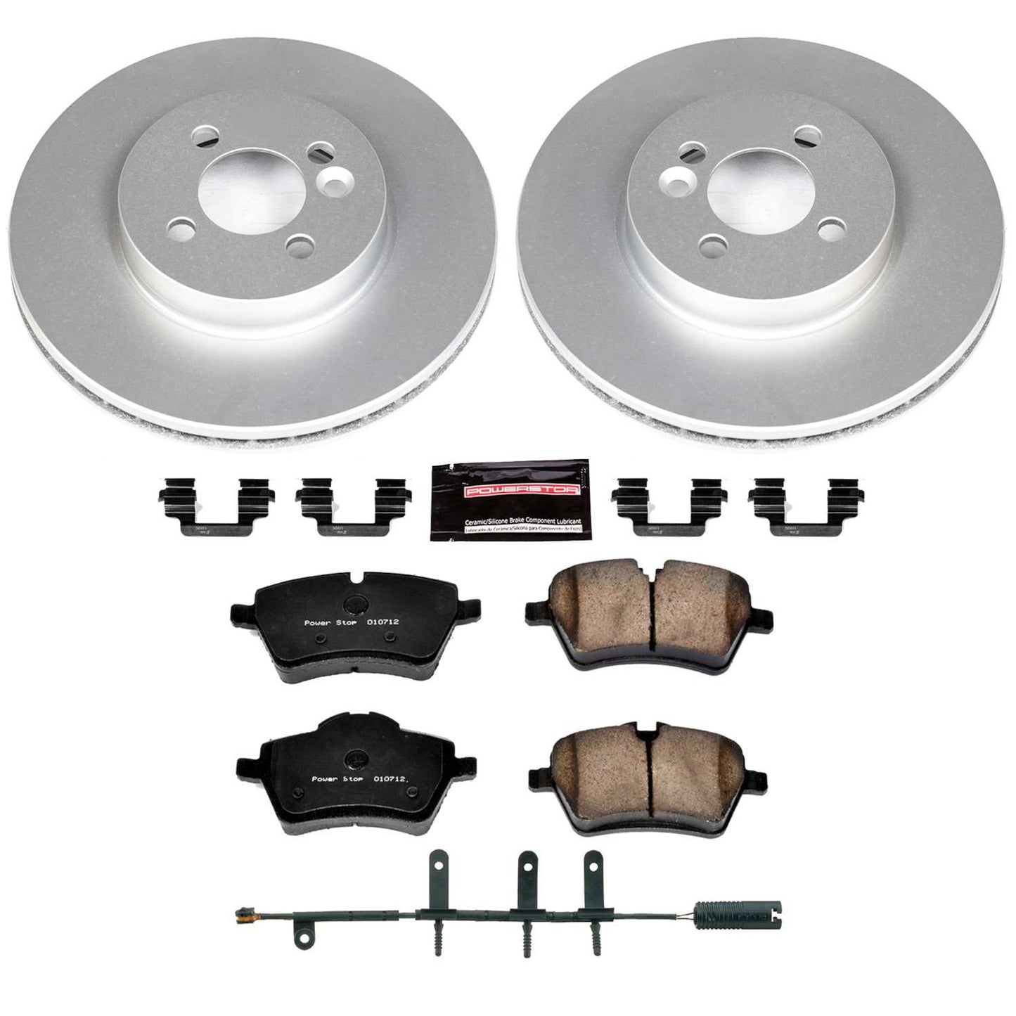 PowerStop Power Stop 07-08 Mini Cooper Front Z23 Evolution Sport Coated Brake Kit CRK5784