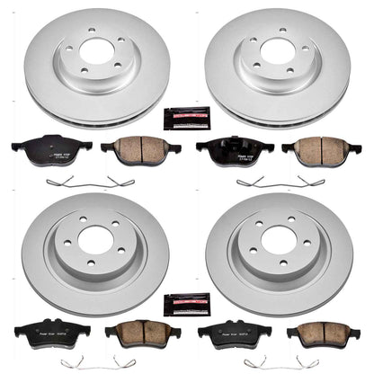 PowerStop Power Stop 08-10 Mazda 5 Front & Rear Z17 Evolution Geomet Coated Brake Kit CRK5804