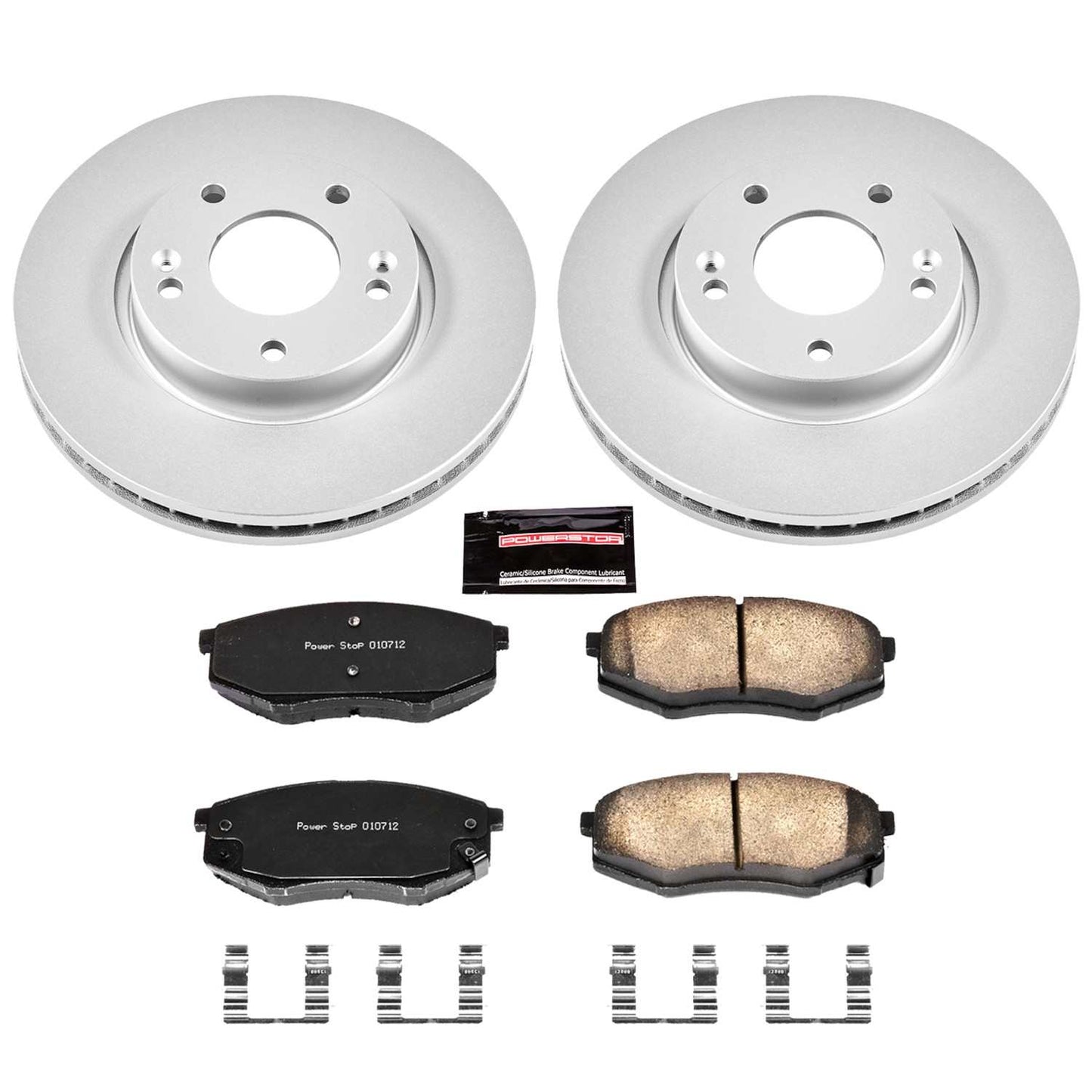 PowerStop Power Stop 10-12 Hyundai Tucson Front Z17 Evolution Geomet Coated Brake Kit CRK5806