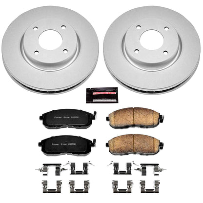 PowerStop Power Stop 09-14 Nissan Cube Front Z17 Evolution Geomet Coated Brake Kit CRK5817