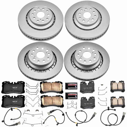 PowerStop Power Stop 10-17 Lexus LS460 Front & Rear Z17 Evolution Geomet Coated Brake Kit CRK5827